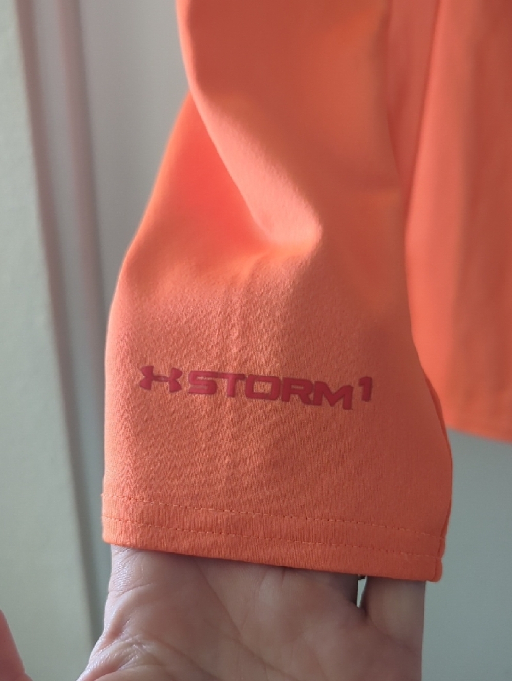 *Orange Quarter-Zip Pullover - Picture 3 of 4